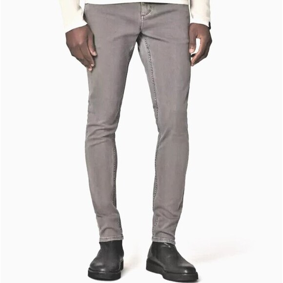 rag & bone Other - Rag & Bone Jeans Mens 32x34 Aged Gray Fit 1 Skinny Leg Button Fly Made in USA